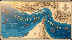 بالصورة: ترامب يغيّر إسم مضيق هرمز