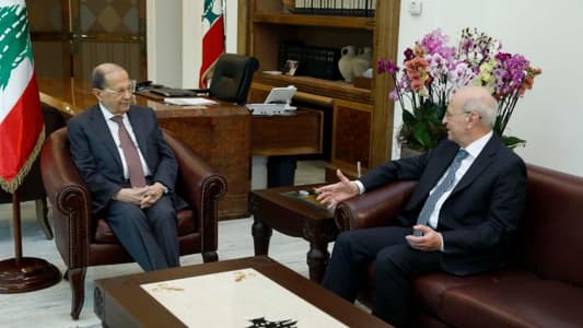 الرئيس عون استقبل مدعي عام التمييز القاضي سمير حمود