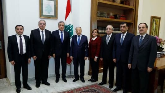 Aoun to State Council delegation: Judgments of judicial institutions must be respected