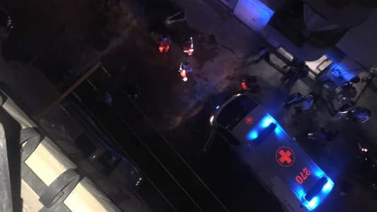 بالصور: سقوط رجل من مبنى سكني 