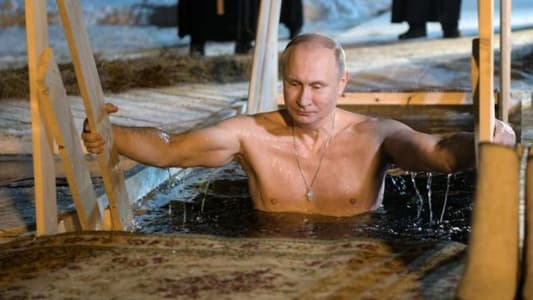 Russia's Putin Takes Dip in Icy Lake to Mark Orthodox Epiphany