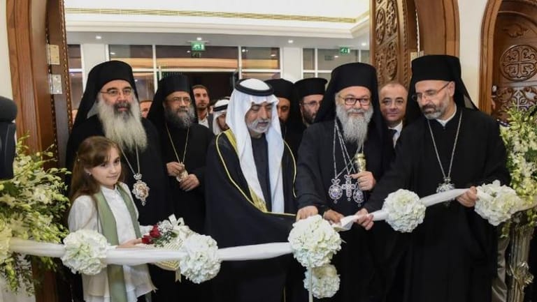 يوحنا العاشر افتتح كاتدرائية في ابو ظبي: متجذرون في الشرق وفي أصالته