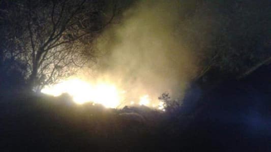 إخماد حريق التهم أشجار سنديان وأعشابا في داريا