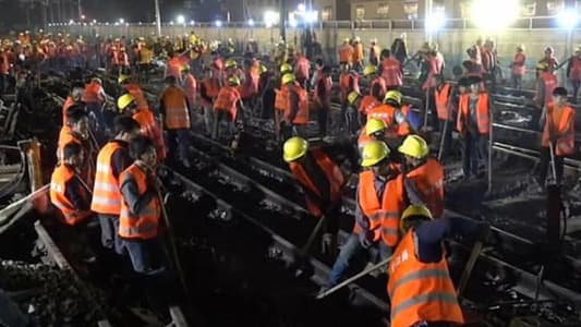 Chinese Workers Build Railway Station in Just 9 Hours