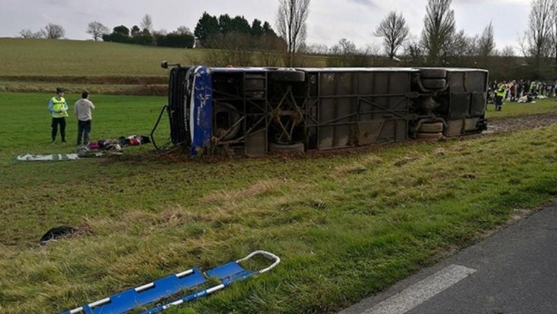 27 injured in school bus crash in southwest France