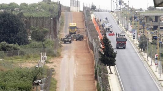 الجيش الإسرائيلي يبدأ ببناء الجدار الإسمنتي في رأس الناقورة وسط استنفار كبير