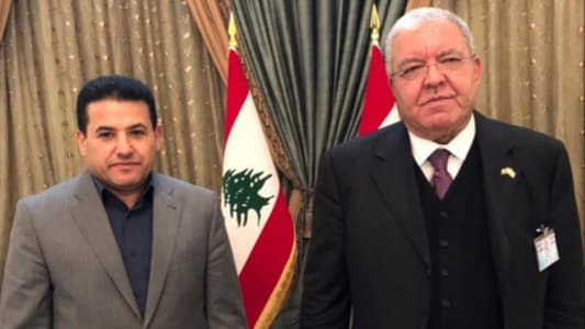 Mashnouk, Iraqi counterpart tackle preparations underway for Arab Interior Ministers Conference