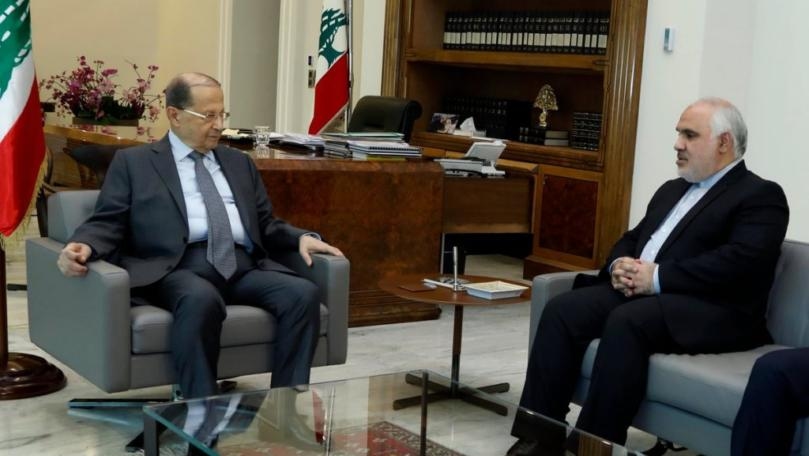 Aoun meets Iran Ambassador