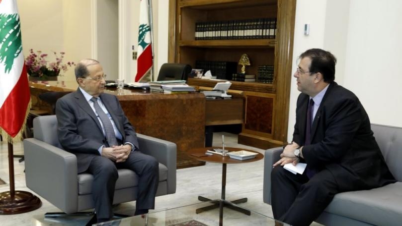 France Ambassador visits Aoun, confirms Cedar Conference will be held on April 6