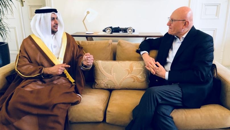 سلام استقبل سفير الامارات