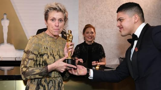 Oscars 2018: Man Arrested for Theft of Frances McDormand's Oscar