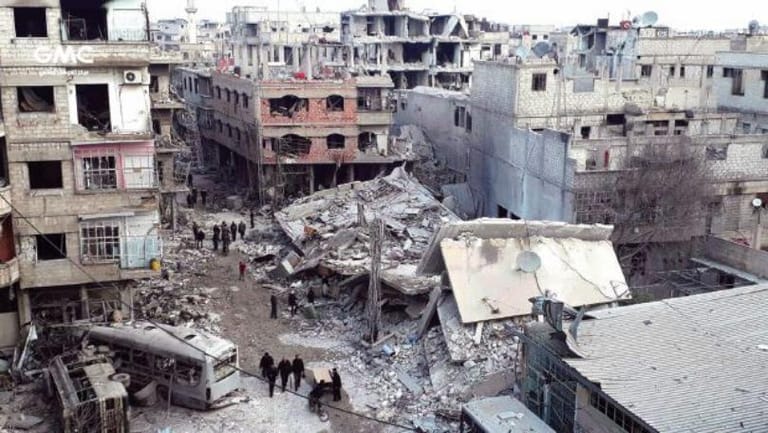 العالم إذ يتفرّج على وحشية روسيا وحلفائها في الغوطة