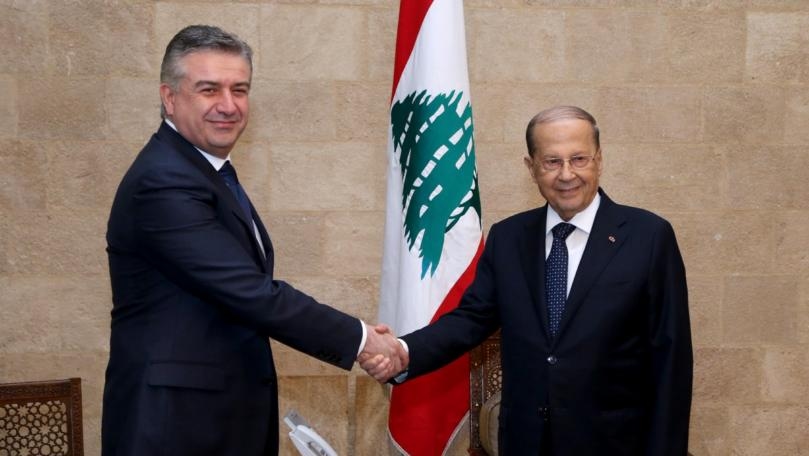 الرئيس عون أعرب بعد لقائه رئيس وزراء أرمينيا عن سروره لتفعيل الاتفاقات بين البلدين وفقاً لما تم الاتفاق عليه خلال زيارته يريفان