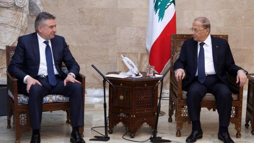 Aoun meets Karapetyan, hails establishment of joint Lebanese-Armenian fund