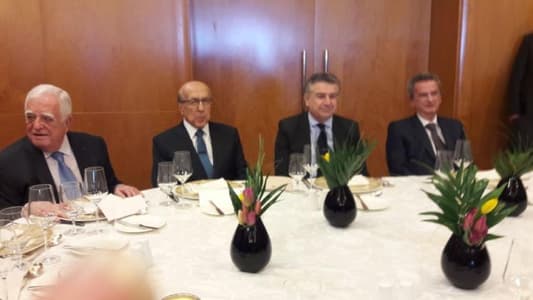 حاكم مصرف لبنان أقام غداء تكريمياً لرئيس وزراء أرمينيا