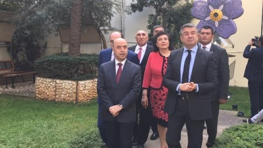 رئيس وزراء أرمينيا أكد توثيق وتطوير العلاقات مع لبنان