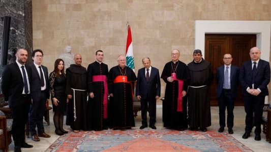 Aoun requests support of Holy See rendering Lebanon international center for international dialogue 