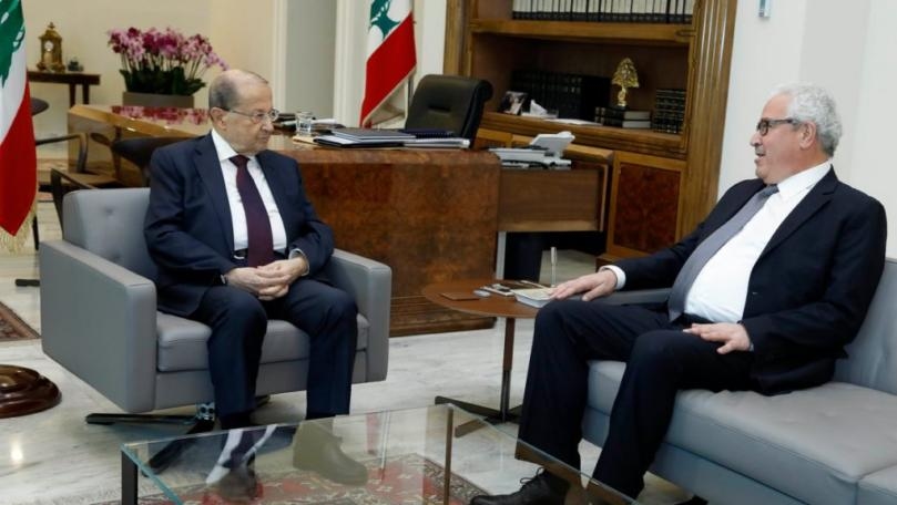 عون استقبل الأعور والبستاني ورئيس المؤتمر الاسقفي الايطالي