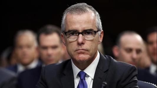 Former FBI No.2 McCabe Fired; Claims He Is Being Targeted