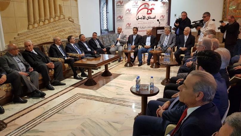 بري استقبل موسى وعسيران ورؤساء بلديات
