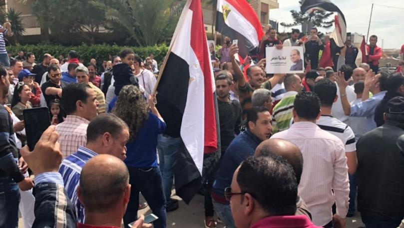 المصريون اقترعوا في السفارة في بيروت