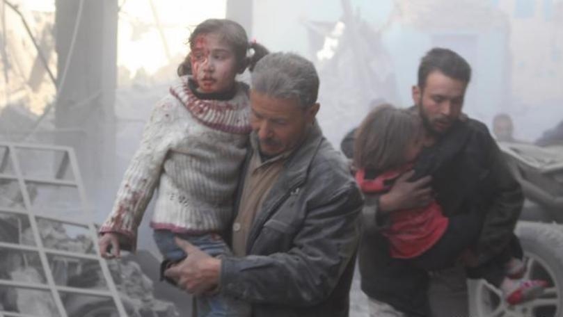 غارة على الغوطة تقتل 15 طفلا 