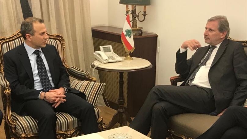 باسيل التقى مسؤولاً أوروبياً