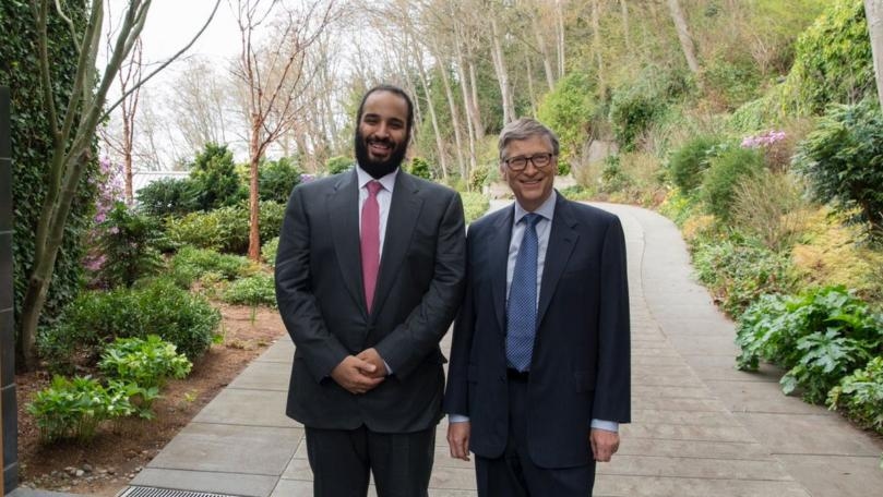 بالصورة: بن سلمان وفى بوعده لبيل غيتس 