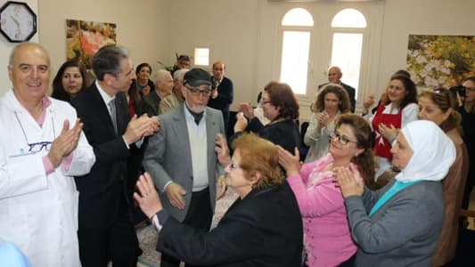 وزير خارجية إمارة موناكو التقى مسنّي جمعية فرسان مالطا