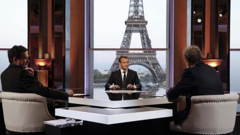 In heated interview, Macron defends economic policy and style