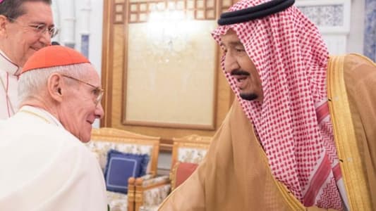 العاهل السعودي استقبل الكاردينال توران