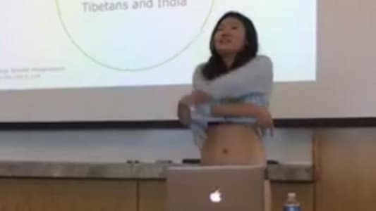 Photos: Student Strips Down to Her Underwear in Class 