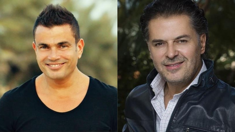 بالصور: ما الذي جمع راغب علامة وعمرو دياب؟ - MTV Lebanon