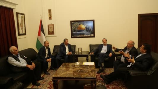 السفير الفلسطيني استقبل وفداً يونانياً