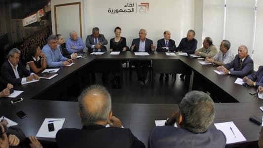 "لقاء الجمهورية": ندين التراخي العربي في نصرة الشعب الفلسطيني