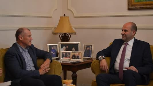 Miles pays congratulatory visit to Selim Aoun in Zahle