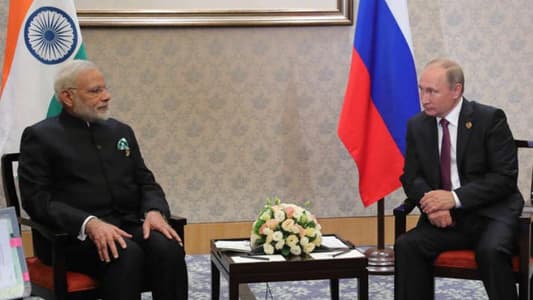 بوتين يستقبل مودي في سوتشي