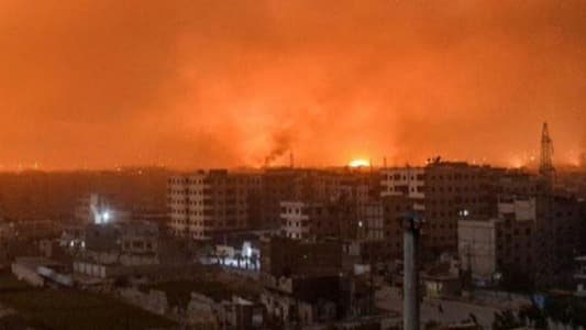 صواريخ استهدفت مستودعات اسلحة لحزب الله في حمص