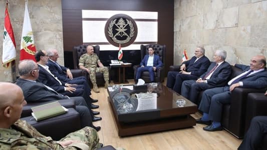 Baalbek Hermel bloc visits army commander