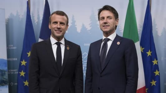 ماكرون يؤكد لقائه رئيس الوزراء الايطالي
