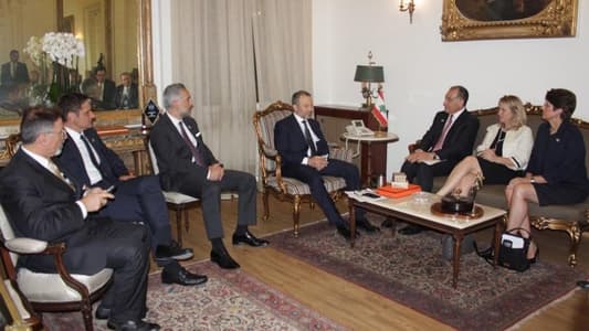 Task Force for Lebanon delegation visits Bassil: We must find ways to support Lebanon