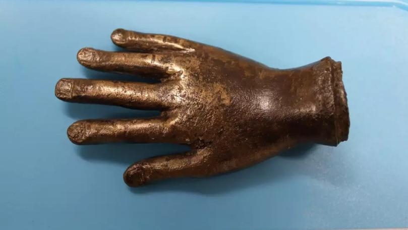 Ancient Roman 'Hand of God' Discovered Near Hadrian's Wall
