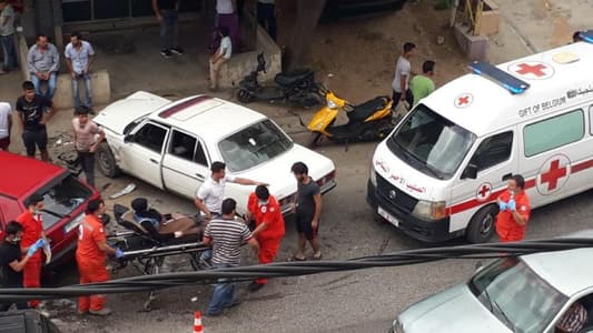 4 جرحى بحادث سير في برج العرب