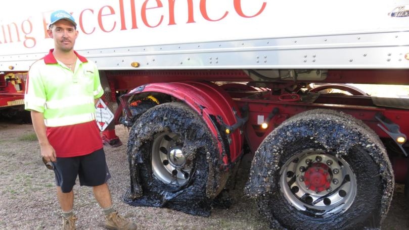 A Road in Australia 'Melted' and Destroyed Drivers' Tires
