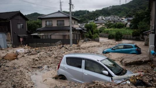 إرتفاع حصيلة ضحايا الأمطار الغزيرة في اليابان