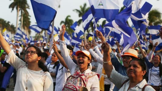 Nicaraguans stage protest march in Managua after violent weekend
