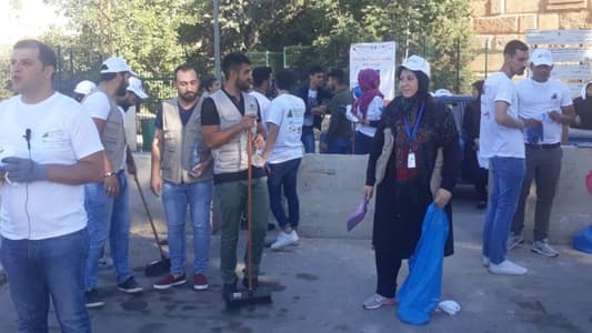 حملة نظافة في محيط قلعة بعلبك 