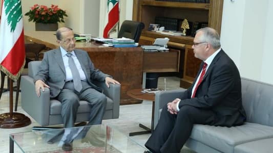 Aoun meets Ambassador of Finland