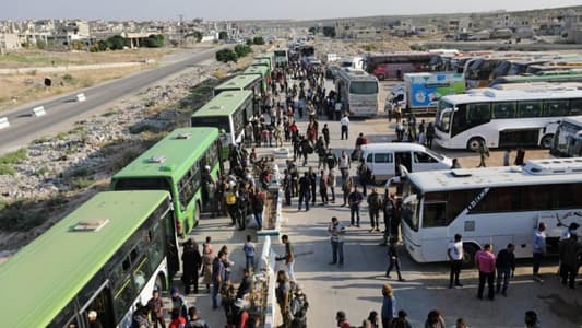 مئات من مدنيي ومقاتلي القنيطرة وصلوا الى الشمال السوري