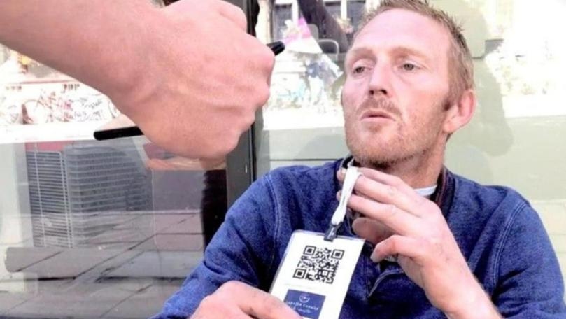 Homeless People Are Now Wearing Barcodes to Accept Cashless Payments